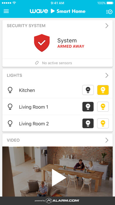 Emulate iPhone app Wave Smart Home using MyAndroid