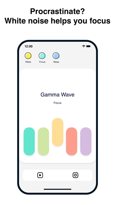 Emulate iPhone app Wave: White noise & alpha wave using MyAndroid Emulate iPhone app Wave: White noise & alpha wave using MyAndroid