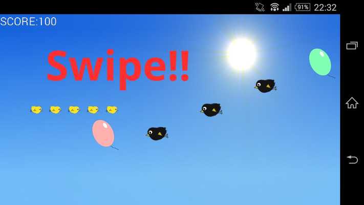 Emulate Android APK Waving Birds