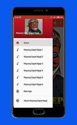 Emulate Android APK Wayang Cepot Ngaji