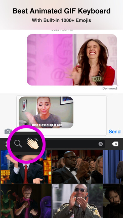 Emulate iPhone app WayDC GIF Keyboard using MyAndroid Emulate iPhone app WayDC GIF Keyboard using MyAndroid