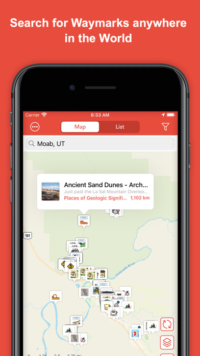Emulate iPhone app Waymarkly - A Waymarking App using MyAndroid Emulate iPhone app Waymarkly - A Waymarking App using MyAndroid