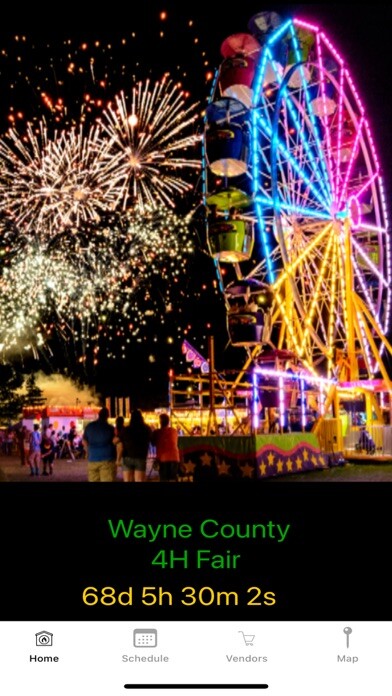 Emulate iPhone app Wayne County 4H Fair using MyAndroid
