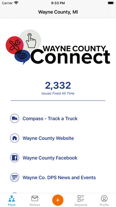 Emulate iPhone app Wayne County Connect using MyAndroid Emulate iPhone app Wayne County Connect using MyAndroid