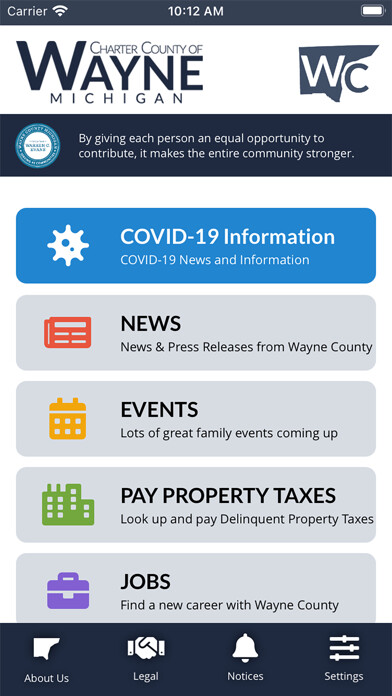Emulate iPhone app Wayne County Mobile using MyAndroid Emulate iPhone app Wayne County Mobile using MyAndroid
