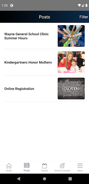 Emulate iPhone app Wayne County School District using MyAndroid