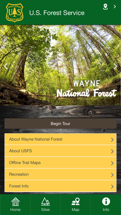 Emulate iPhone app Wayne National Forest using MyAndroid Emulate iPhone app Wayne National Forest using MyAndroid
