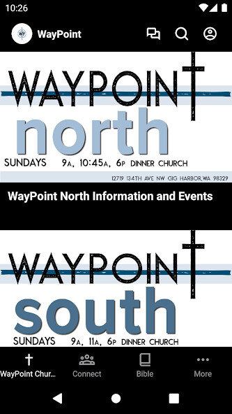 Emulate iPhone app WayPoint Church using MyAndroid Emulate iPhone app WayPoint Church using MyAndroid