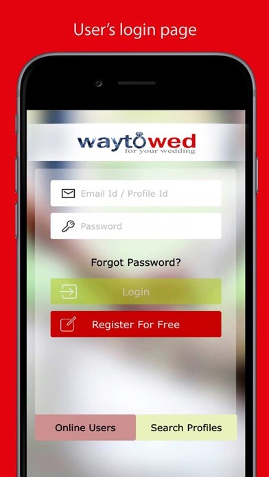 Emulate iPhone app Way To Wed - Matrimonial Website using MyAndroid