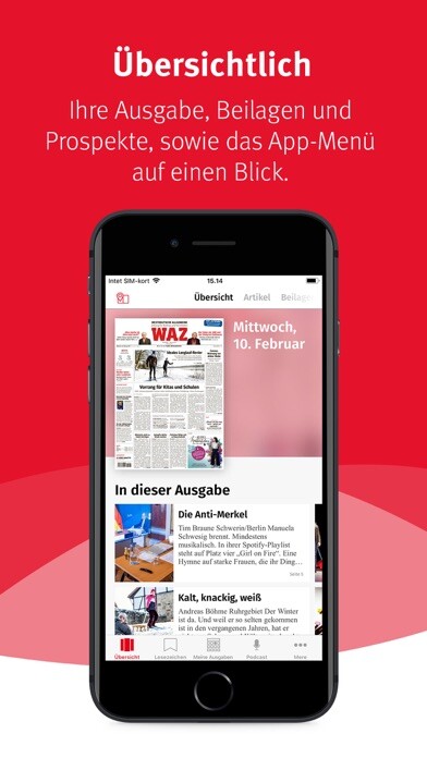 Emulate iPhone app WAZ E-Paper using MyAndroid Emulate iPhone app WAZ E-Paper using MyAndroid