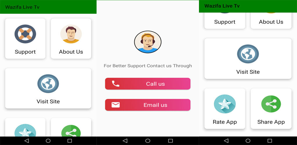 Emulate Android APK wazifa live tv
