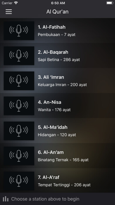Emulate iPhone app Wazma - Al Quran Murottal using MyAndroid Emulate iPhone app Wazma - Al Quran Murottal using MyAndroid