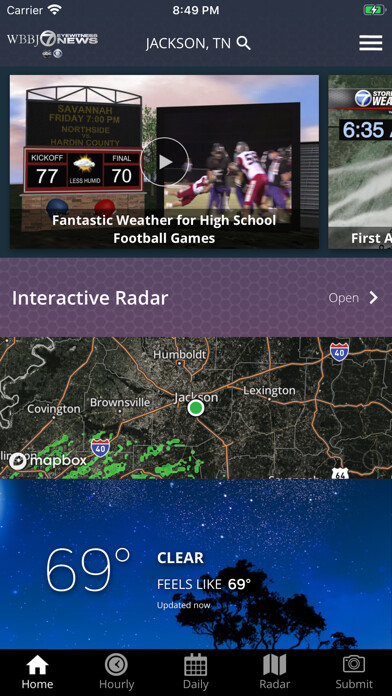 Run android online APK WBBJ Weather from MyAndroid or emulate WBBJ Weather using MyAndroid