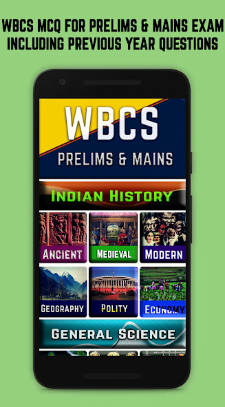 Run android online APK WBCS Exam Preparation GK Test from MyAndroid or emulate WBCS Exam Preparation GK Test using MyAndroid