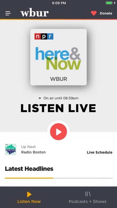 Emulate iPhone app WBUR using MyAndroid Emulate iPhone app WBUR using MyAndroid