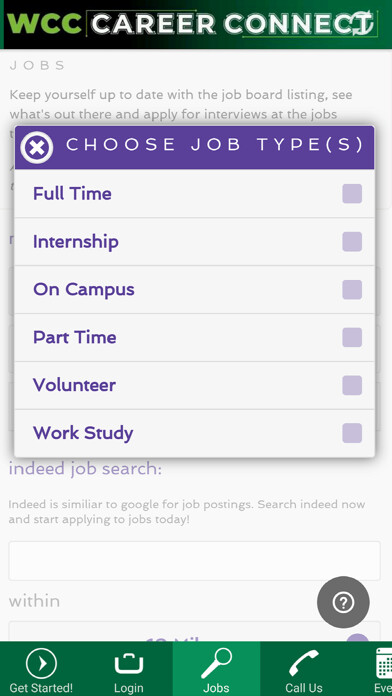 Emulate iPhone app WCC Career Connect using MyAndroid