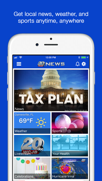Emulate iPhone app WCJB TV20 News using MyAndroid Emulate iPhone app WCJB TV20 News using MyAndroid