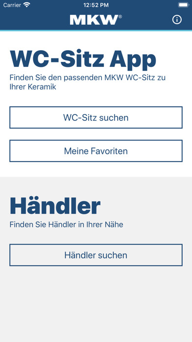 Emulate iPhone app WC-Sitz using MyAndroid Emulate iPhone app WC-Sitz using MyAndroid