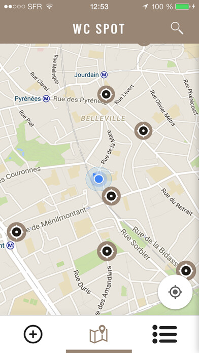 Emulate iPhone app WC Spot using MyAndroid
