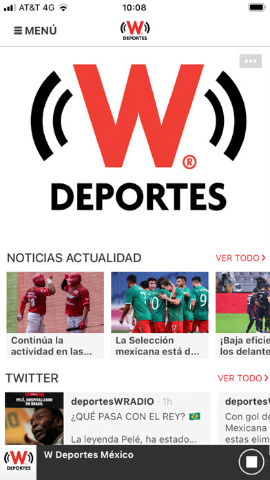 Emulate iPhone app W Deportes México using MyAndroid Emulate iPhone app W Deportes México using MyAndroid