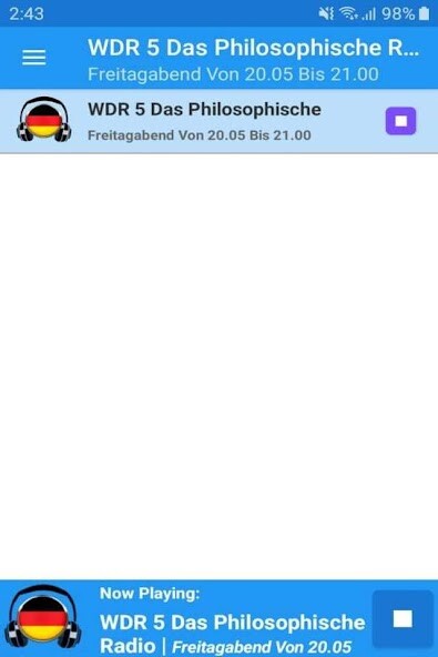 Run android online APK WDR 5 Das Philosophische Radio from MyAndroid or emulate WDR 5 Das Philosophische Radio using MyAndroid