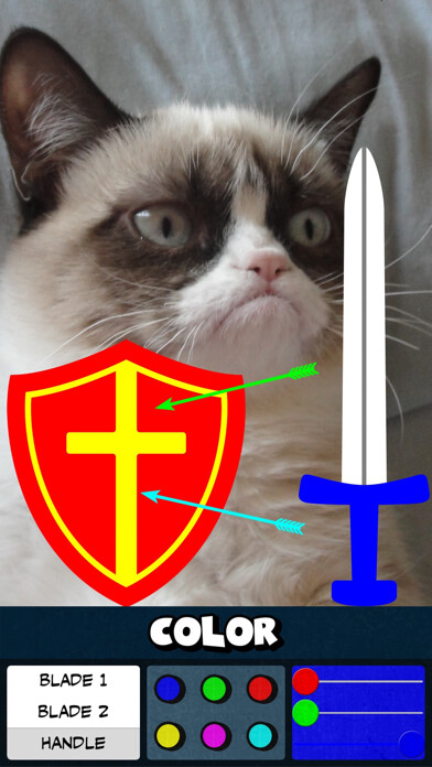 Emulate iPhone app Weapon Color Stickers using MyAndroid Emulate iPhone app Weapon Color Stickers using MyAndroid