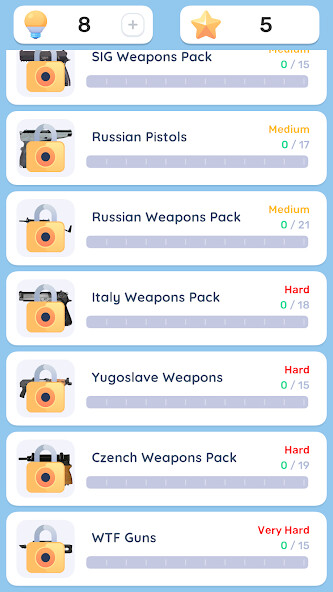 Run android online APK Weapon Quiz: Guns & Ammunition from MyAndroid or emulate Weapon Quiz: Guns & Ammunition using MyAndroid