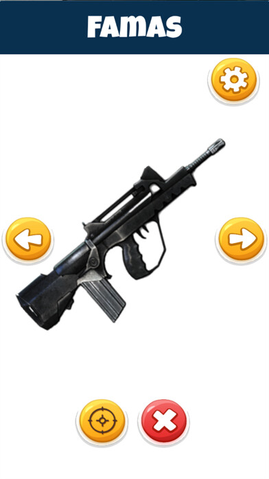 Emulate iPhone app Weapon sounds 1 using MyAndroid