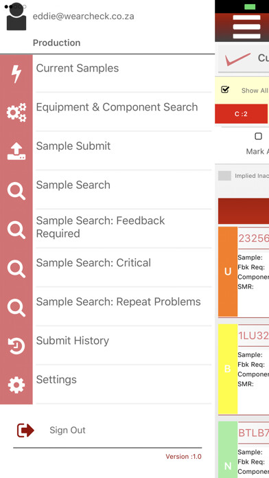 Emulate iPhone app WearCheck Mobile using MyAndroid