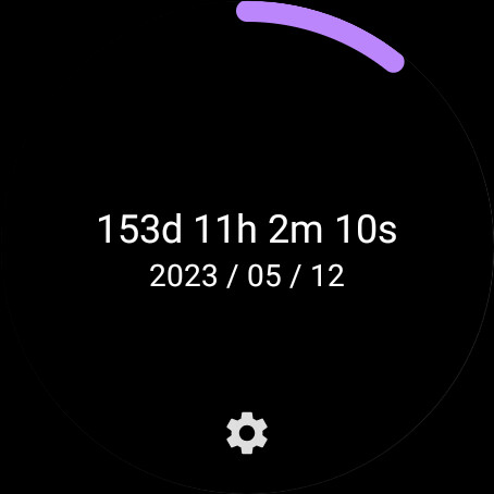 Run android online APK Wear Countdown from MyAndroid or emulate Wear Countdown using MyAndroid