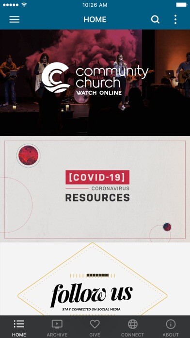 Emulate iPhone app WeAreCommunity.Church using MyAndroid Emulate iPhone app WeAreCommunity.Church using MyAndroid
