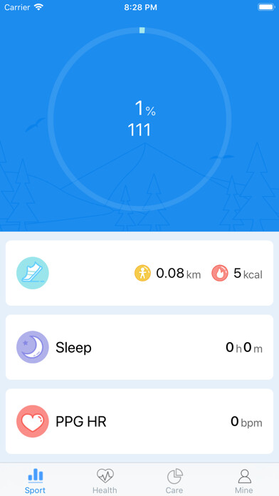 Emulate iPhone app WearHeart using MyAndroid