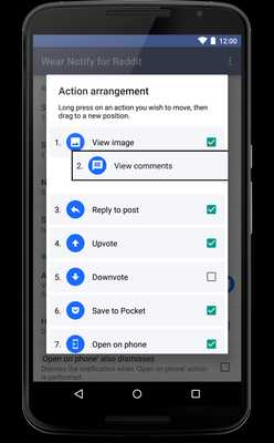 Emulate Android APK Wear Notify for Reddit