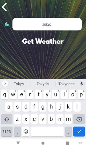 Emulate Android APK Weather Assistant