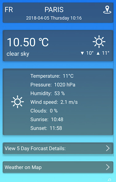 Emulate Android APK Weatherbids