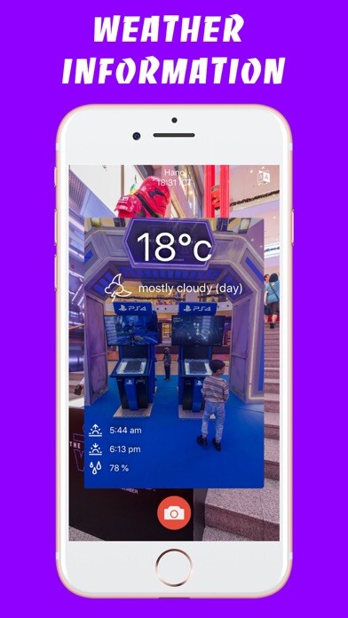 Emulate iPhone app Weather Cards using MyAndroid