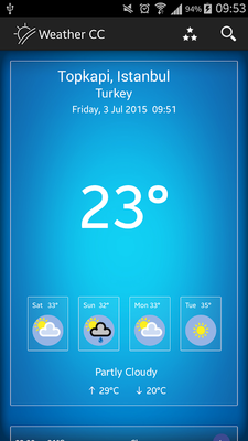 Emulate Android APK Weather CC Emulate Android APK Weather CC
