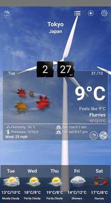 Emulate Android APK Weather Daily Forecast Pro