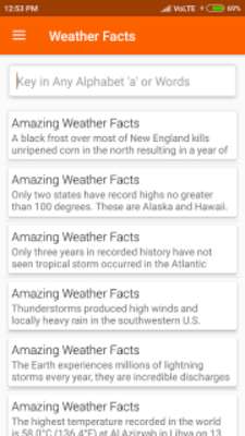 Emulate Android APK Weather Facts Emulate Android APK Weather Facts