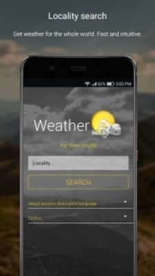 Emulate Android APK Weather forecast 16 days