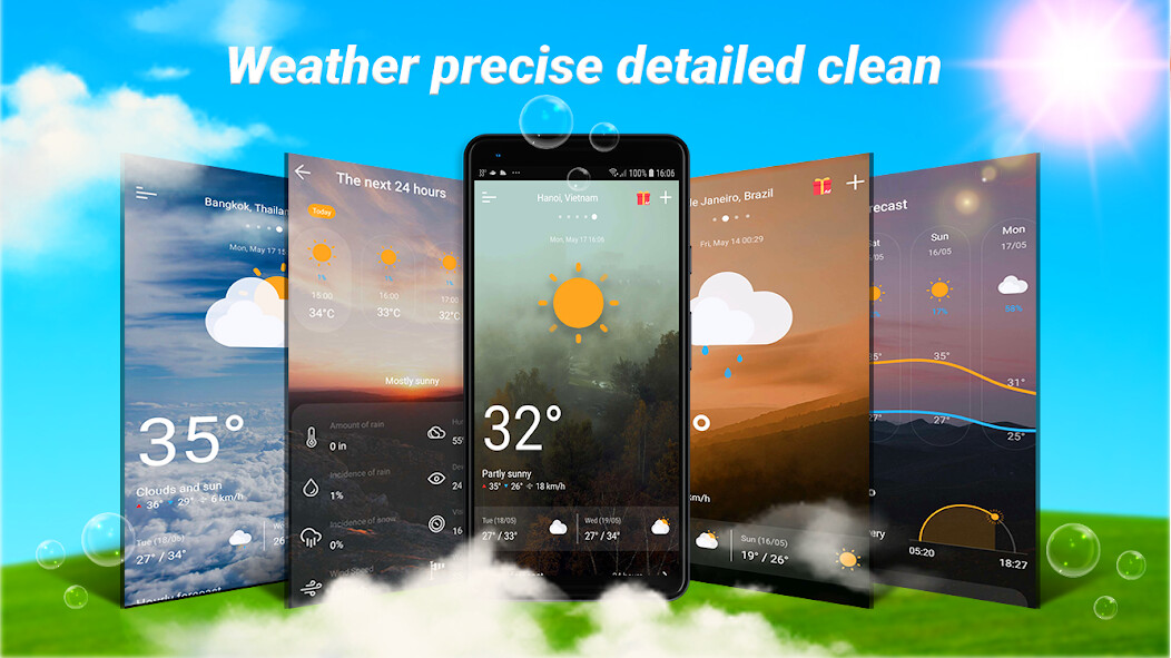 Run android online APK Weather forecast - climate from MyAndroid or emulate Weather forecast - climate using MyAndroid