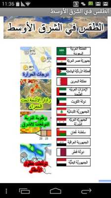 Emulate Android APK Weather Forecast Middle East Emulate Android APK Weather Forecast Middle East