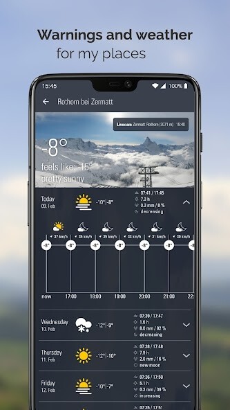 Run android online APK Weather Forecast Switzerland from MyAndroid or emulate Weather Forecast Switzerland using MyAndroid