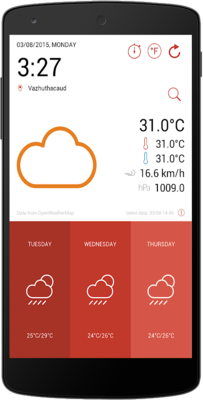 Emulate Android APK Weatherify Emulate Android APK Weatherify