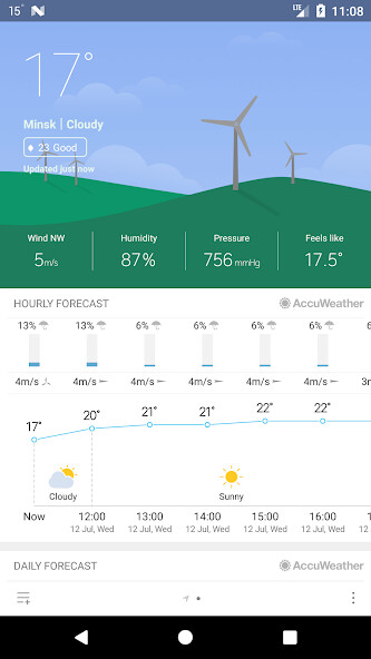 Emulate Android APK Weather Mate (Weather M8) Emulate Android APK Weather Mate (Weather M8)