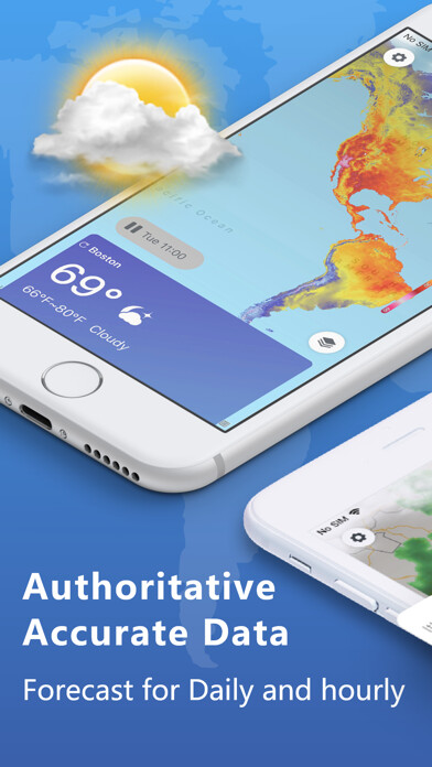Emulate iPhone app Weather Radar Pro-Radar using MyAndroid