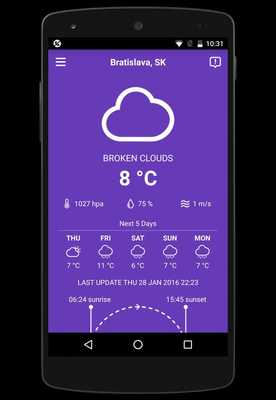 Emulate Android APK WEATHER SLOVAKIA Emulate Android APK WEATHER SLOVAKIA