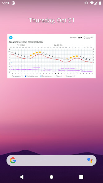 Emulate Android APK Weather Widget Emulate Android APK Weather Widget