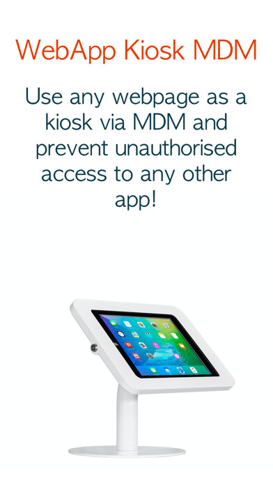 Emulate iPhone app WebApp Kiosk MDM using MyAndroid