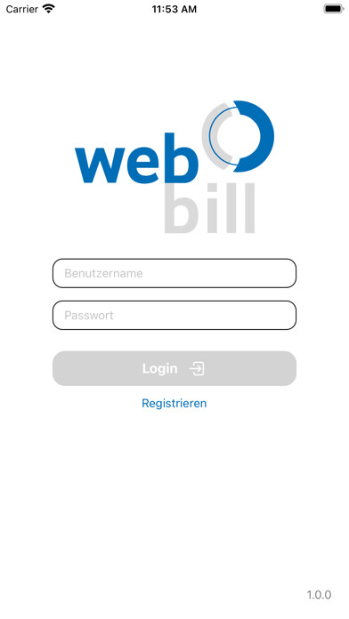 Emulate iPhone app webbill Bestellung using MyAndroid